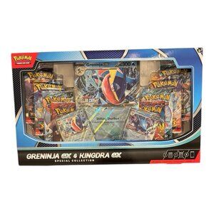 Pokemon Greninja ex & Kingdra ex Special Collection - New & Sealed - 8 Packs!
